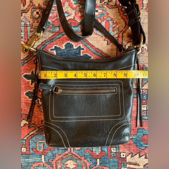 Vintage Coach Crossbody Black Bag - Picture 12 of 16
